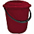 Ведро 12л Rock'n'Roll с крышкой (бордо)(то)
