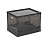 Ящик складной на колесах с крышкой 435х335х318мм (графит) (то)