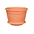 Кашпо Византия 3л Карамельный
