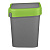 Контейнер для мусора "SMART BIN" 50л (Зеленый) (то)