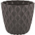 Горшок для цветов Wave D145мм с дренажной сеткой 1,4л горький шоколад (то)