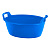Таз Блеск овальный 12л (синий)