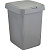 Контейнер для мусора 25л Step с крышкой Push to Open серый (то)