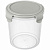 Контейнер для холодильника и СВЧ "SMART LOCK" 1,15л (круглый)Светло-серый(то)