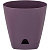 Горшок для цветов AMSTERDAM D110 с прикорневым поливом 0,65л морозная слива (то)