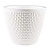 Кашпо Ротанг 1,6л Белый/Белый d15.5 h17см 