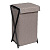 Корзина складная для белья "Элит" 360х265х650мм (серый/черный) (хпп) (то)