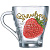Кружка "Грация" 250 мл "Полезная клубника"