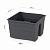 Кашпо на перила малое 295х285х200мм 10л (графитовый)(то)