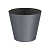 Горшок для цветов "Rosemary" D160мм, 1,6л с дренажной вставкой (серый)