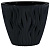 Кашпо Вдохновение 4,5л Антрацит d21 h18см