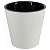 Горшок для цветов London D320 мм, 15,7л на колесиках белый