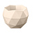 Кашпо Топаз 2,5л Кремовый d21,8 h15см