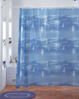 Штора для в/комнаты "SHOWER CURTAIN", 180x180см, ПВХ, арт. 939, Тайвань