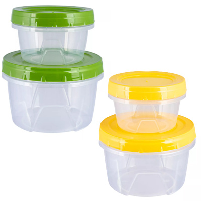 Набор банок 2шт.с закруч. крышкой 0,3л.+0,7л.