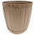 Горшок для цветов BARCELONA 1,8л молочный шоколад
