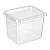 Ящик для хранения "Palm" 2,5л, 190х153х144мм (бесцветный)