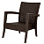 Кресло-диван RATTAN Ola Dom 760х720х890мм (коричневый)