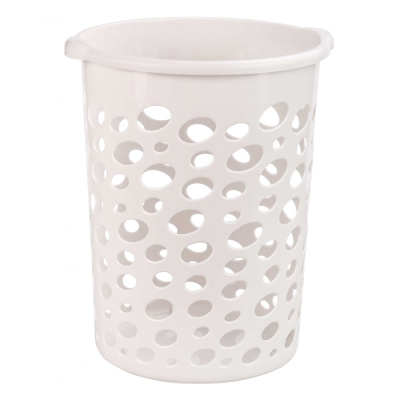 Корзина для мусора 12л "Сорренто" (светло-бежевый)(то)