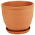 Горшок Конкрит терракота бутон №7