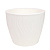 Кашпо Венеция 3л Белый/белый