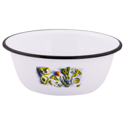 Миска эмал Свежая зелень 1,5л ТМ Appetite