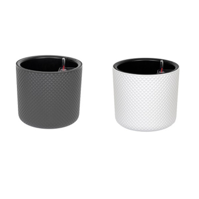 Кашпо ФАСЕТ D360мм 18л/29л с вставкой и автополивом