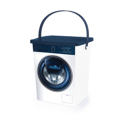 Контейнер для стирального порошка 5л (белый) (то)
