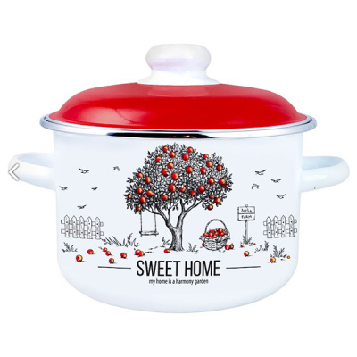 Кастрюля эмал цил CITRON 2,0л ТМ Appetite