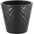 Горшок для цветов Manhattan D280мм 11л c дренажной вставкой оникс (то)