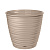 Горшок для цветов "Saffron" D225мм, 5,4л с поддоном (бежевый)