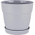 Горшок для цветов Villa de Fiori D360мм с поддоном 20л утренний туман (то)