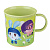 Кружка детская с декором и нескользящим дном 200мл"МАЛЫШАРИКИ" (Салатовый) (то)