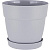 Горшок для цветов Villa de Fiori D465мм с поддоном 48л утренний туман (то)
