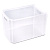 Ящик штабелируемый с крышкой "Модуль" М1 13л (прозрачный) (то)