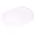 Поднос овальный 48х29см. Фактура поверхности  "Древесина" (белый) (то)