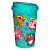 Стакан для горяч. и холодн. напитков с крышкой "СМЕШАРИКИ" 400мл (голубой)(то)