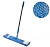 Швабра плоская 60см, нержавейка телескоп ручка 80-125см (лапша)