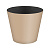 Горшок для цветов "Rosemary" D200мм, 4л с дренажной вставкой (бежевый)