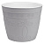 Кашпо Ажур 3л Серый жемчуг d19 h19см