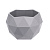 Кашпо Топаз 1,2л Серый жемчуг