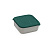 Контейнер Flexo 2,7л квадратный (зеленый)(то)