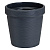 Кашпо Терра 2,35л Антрацит d16,5 h16см 