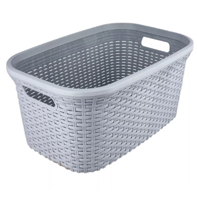 Корзина для белья "АРТЛАЙН" 32л овальная (то)