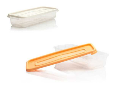 Контейнер для СВЧ 0,6л "ФРЕШ ФИШ" прямоугольный (то)