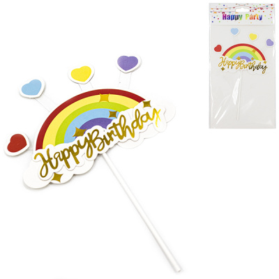 Украшение для торта "Happy Birthday"