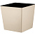 Горшок для цветов London CUBE 11,6л c дренажной вставкой калифорнийск.миндаль (то)