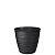 Горшок для цветов "Saffron" D146мм, 1,5л с поддоном (черный)