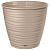 Горшок для цветов "Saffron" D267мм, 9,1л с поддоном (бежевый)