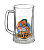 Кружка для пива 1 шт. "Праздник Пива" серия "Ладья" 500 мл